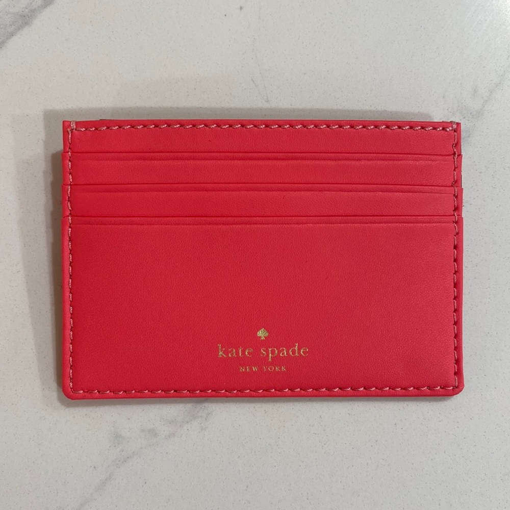 NWT - Kate Spade Pink Card Wallet